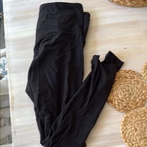 Athleta Black High-Waisted 7/8 Leggings